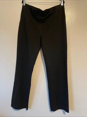 Betabrand Dark Gray Straight Leg Women's Stretch Pants Size XXL